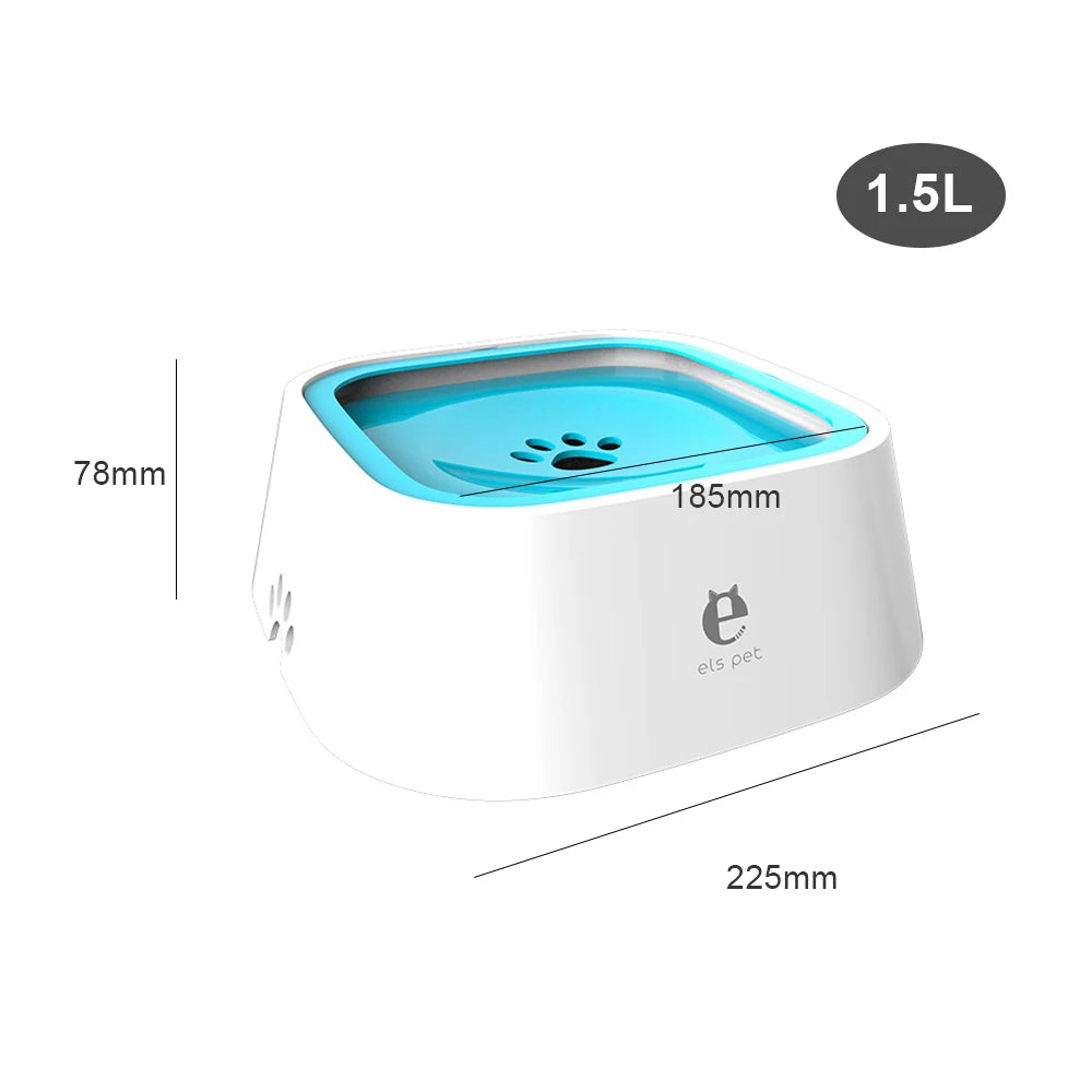 TidySip™ No-Spill Pet Water Bowl - Keep Your Floors Dry and Your Pets Happy!