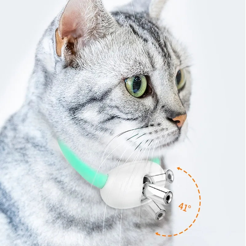 Engage Your Cat with the Innovative KittyLazer™ - Adjustable Teasing Laser Collar for Endless Fun!