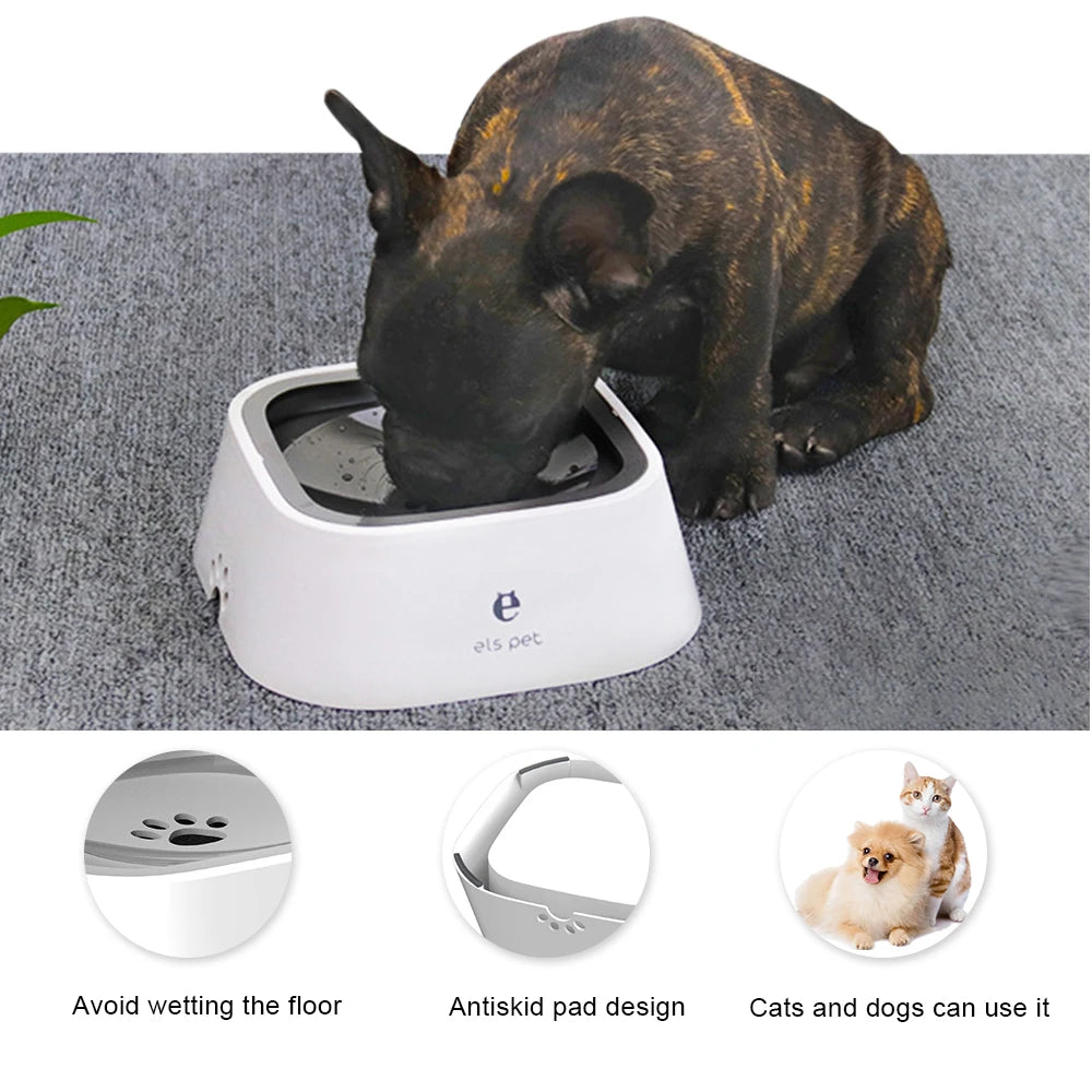 TidySip™ No-Spill Pet Water Bowl - Keep Your Floors Dry and Your Pets Happy!