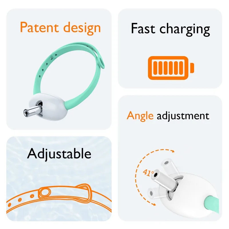 Engage Your Cat with the Innovative KittyLazer™ - Adjustable Teasing Laser Collar for Endless Fun!